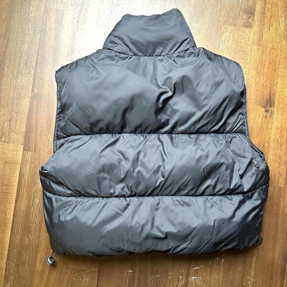 Supply & Demand Puffer Vest Womens Small Black Sleeveless Quilted Zip Outdoor - Picture 7 of 11